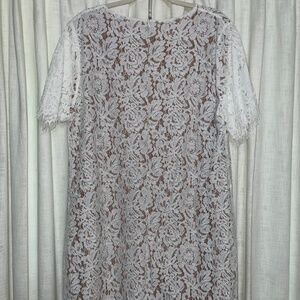White lace dress
